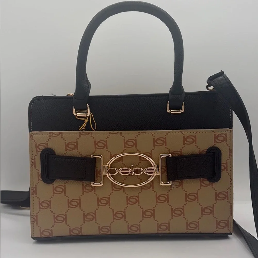 Bebe‎ Black and Brown Satchel/Crossbody